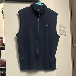 Vineyard Vines Mens Navy Blue Jersey Vest Size Medium